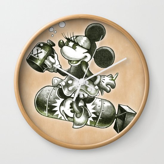 BOMBS AWAY Wall Clock