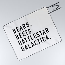 Bears. Beets. Battlestar Galactica.  Picnic Blanket