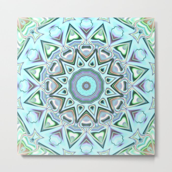 Star Flower of Symmetry 405 Metal Print