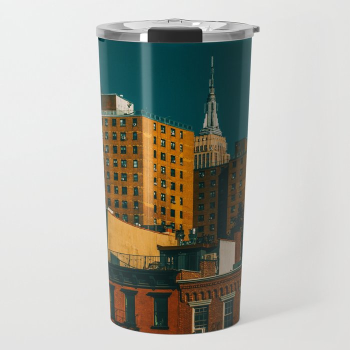 New York City Apartments (Color) Travel Mug