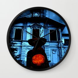 Halloween - SPOOKY House Wall Clock