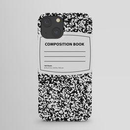 Composition Book iPhone Case