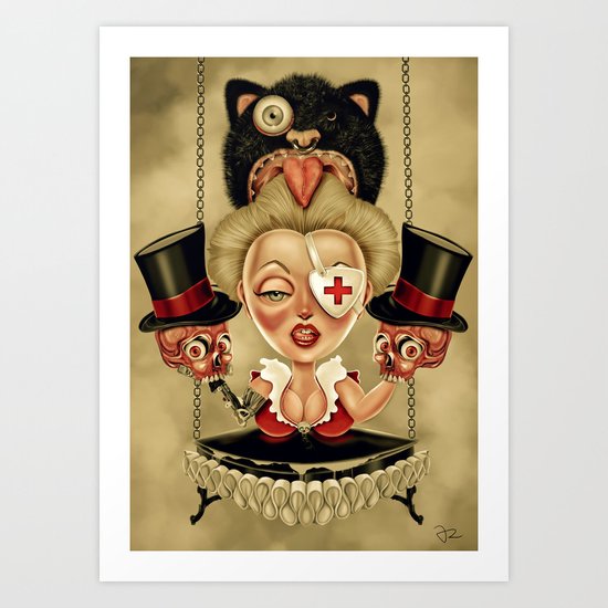 Hanging from Above Art Print