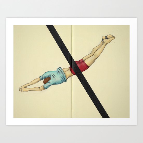 Short Falls From Small Graces Art Print