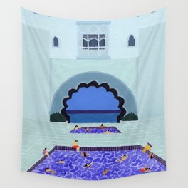 Scallop pool Wall Tapestry