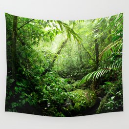 Warm Glow Rainforest Creek Wall Tapestry