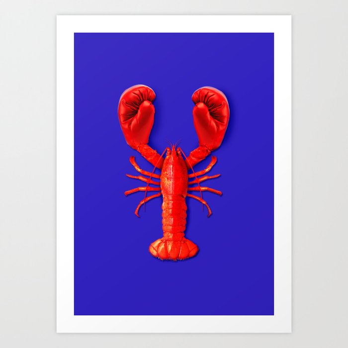 Lobster Punch Art Print