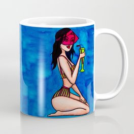 Pool Party Girl Coffee Mug