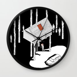 Hereditary by Ari Aster and A24 Studios Wall Clock