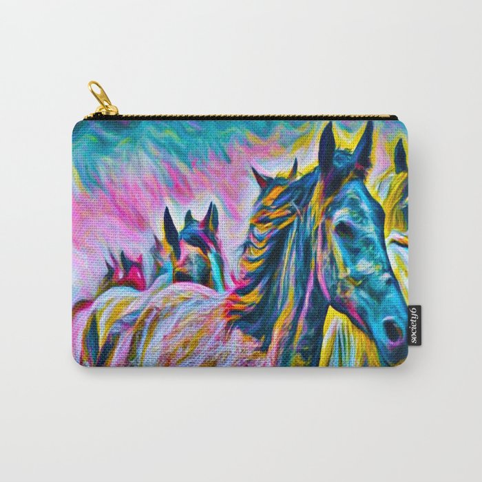 Horses in a Dream Carry-All Pouch