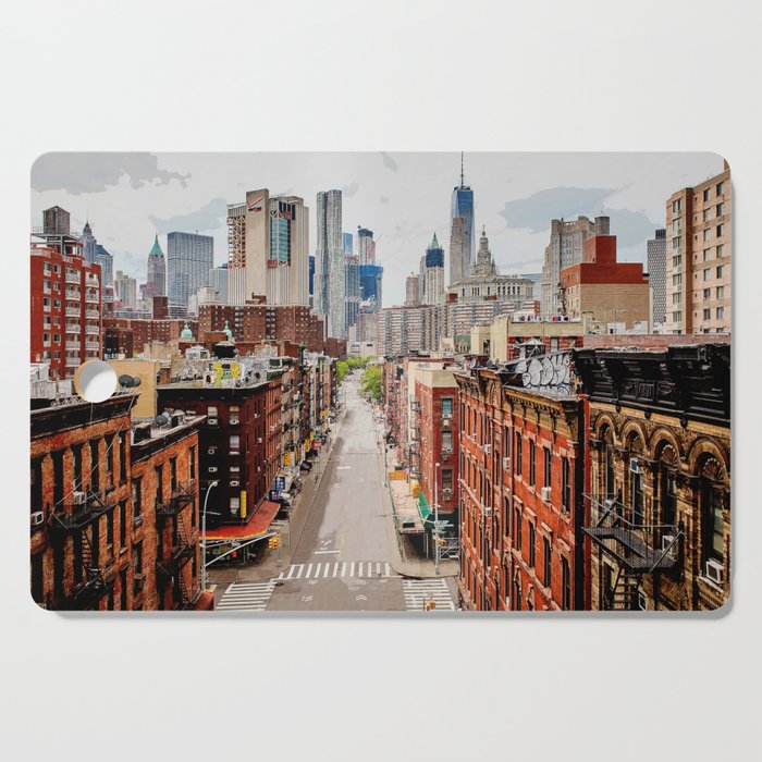 Manhattan Cityscape New York City Cutting Board