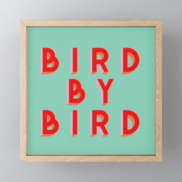 Bird By Bird Framed Mini Art Print