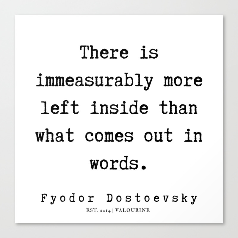 9 fyodor dostoevsky quotes 190801 canvas print