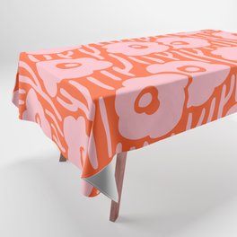 Wild Flowers Pink and Orange 379 Tablecloth