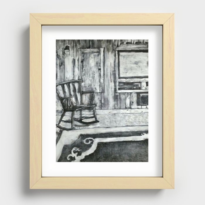 Just a Room Recessed Framed Print
