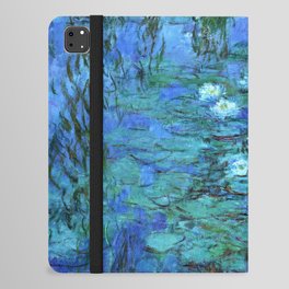 Claude Monet Water Lilies BLUE iPad Folio Case