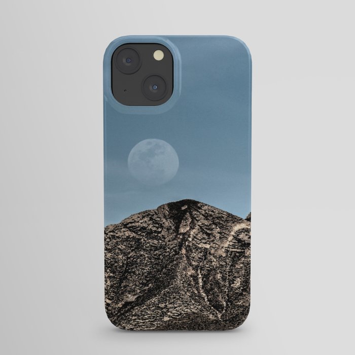 Moon over the Franklin Mountains iPhone Case