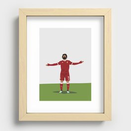 Mo Salah - Liverpool Player - Salah Football Poster Recessed Framed Print