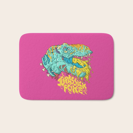 Jurassick Puke Bath Mat