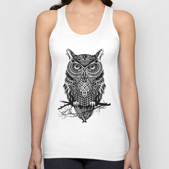 Warrior Owl 2 Unisex Tank Top