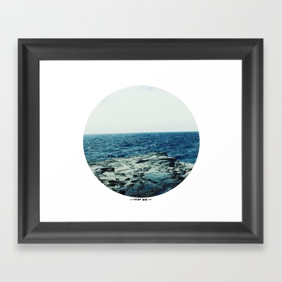 Ocean Blue Framed Art Print