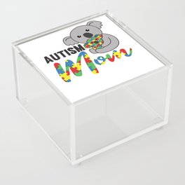 Autism Awareness Month Autism Mom Koala Acrylic Box