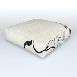 White-Robed Kannon (Byakue Kannon) 白衣観音像   Outdoor Floor Cushion