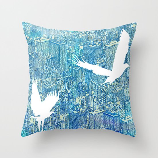 Ecotone (day) Throw Pillow