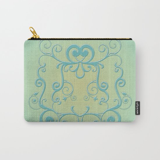 Mint tendrils emblem Carry-All Pouch
