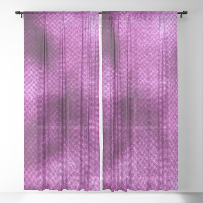 Purple canvas texture background.  Sheer Curtain