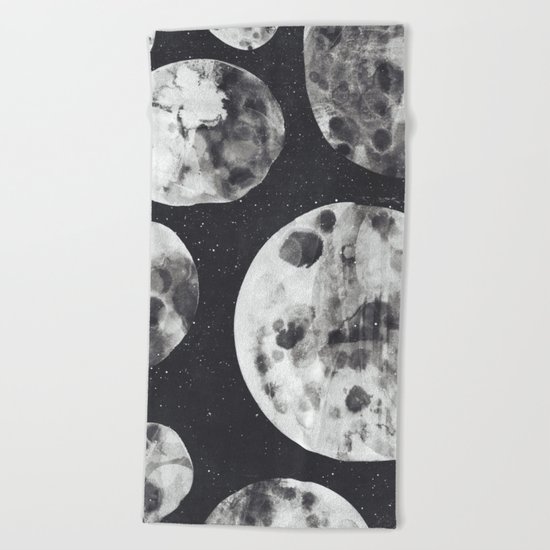 Moons Beach Towel