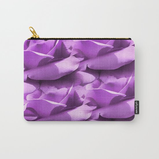 Lavender Petals Abstract Carry-All Pouch