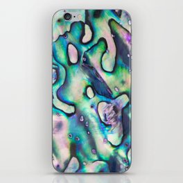 Purpley Green Mother of Pearl Abalone Shell iPhone Skin