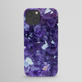 Raw Amethyst - Crystal Cluster iPhone Case
