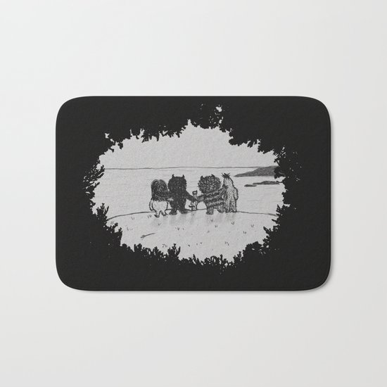 Surrounded By Your Friends Bath Mat