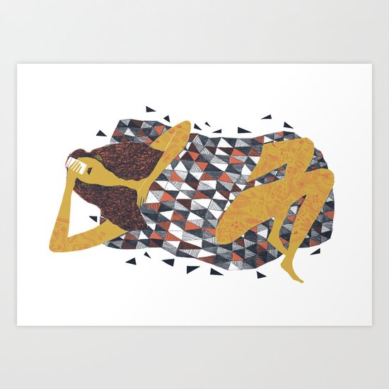 Stuck on You Art Print