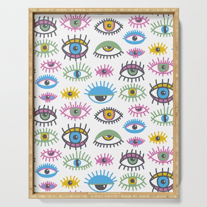 Eyes pattern Serving Tray