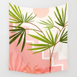 Summer in Belize Abstract Landscape Wall Tapestry