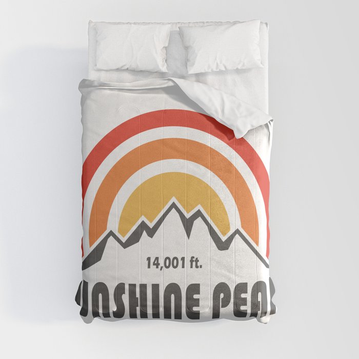 Sunshine Peak Colorado Comforter