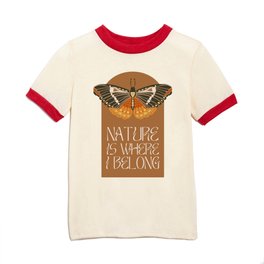 Nature is where I belong Kids T Shirt