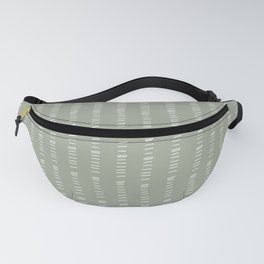 succulent green lines Fanny Pack