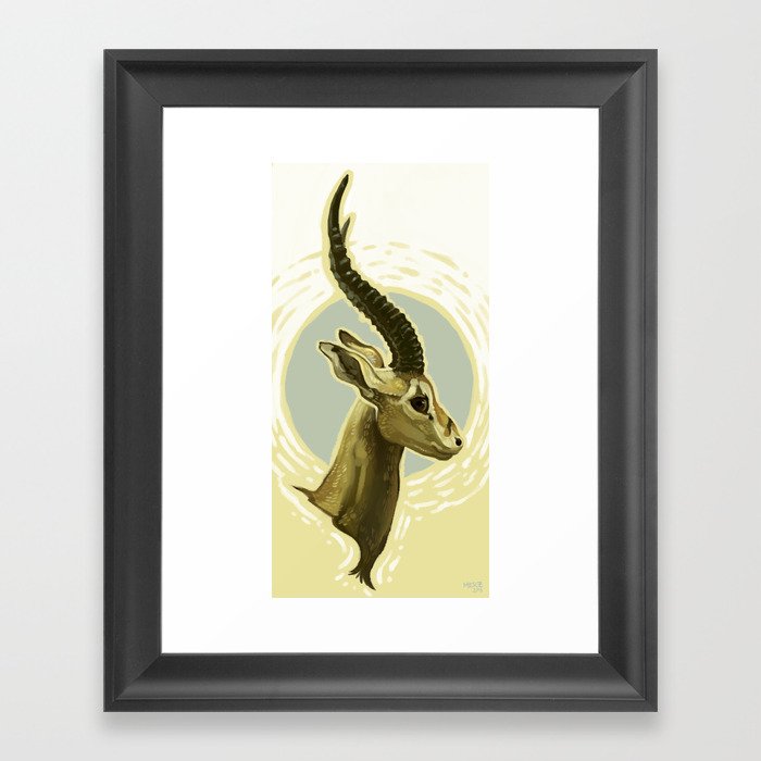Gazelle Framed Art Print