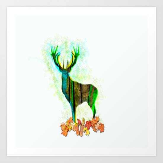 Deerskin Art Print