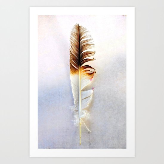 FEATHER LIGHT Art Print