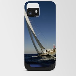 race boat iPhone Card Case