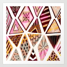 carlotta, patchwork quilt | no.2 Art Print