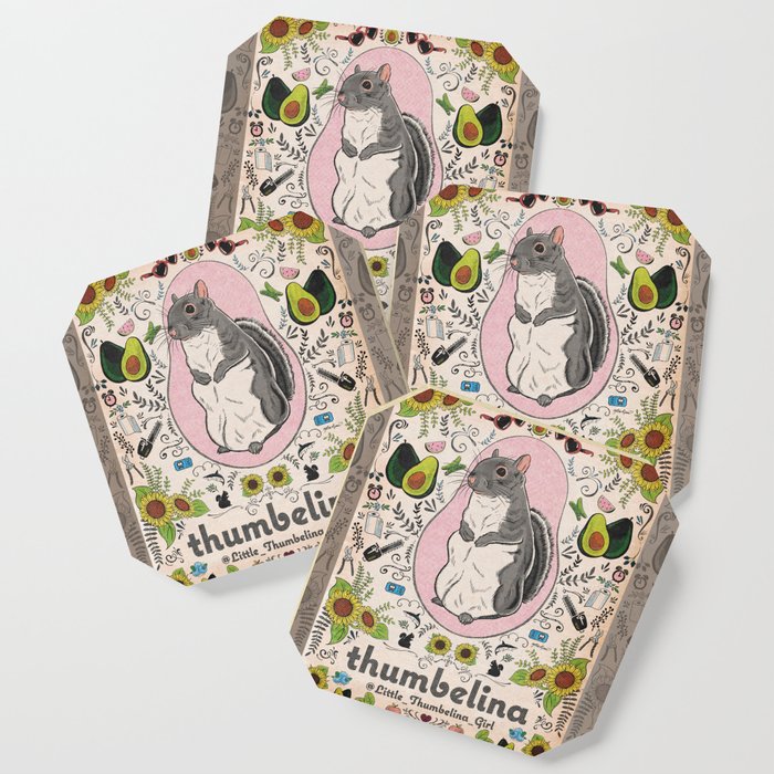 Little Thumbelina Girl: Thumb's Favorite Things in Color Coaster