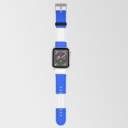 Letter B (White & Blue) Apple Watch Band