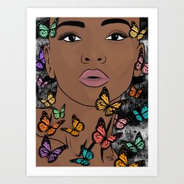 You Give Me Butterflies Art Print