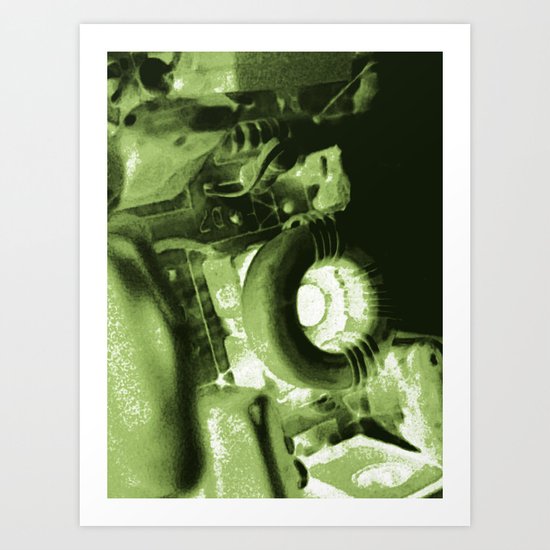DIY movie projector Art Print